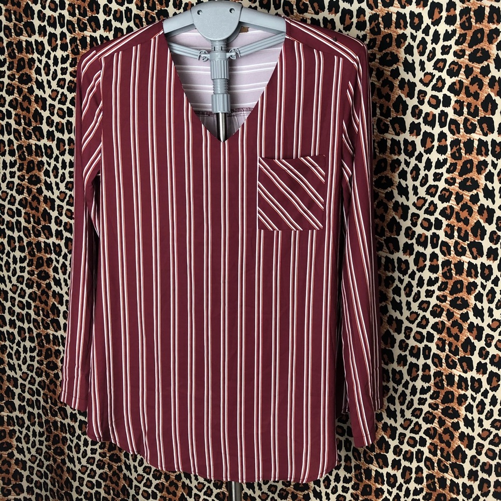MCKOL Women’s Tunic Blouse Size M